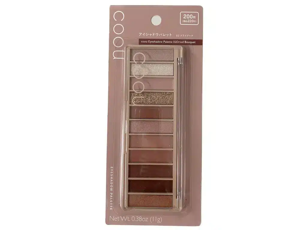 4974012060153-1 Daiso Eyeshadow - Coo Eyeshadow Palette 02 Dry Bouquet - Image 1