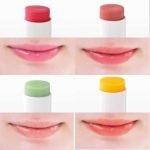 Rohto Mentholatum Tone My Lip Bright Up Yellow Pink,Blossom Pink & Green clear  2.4g
